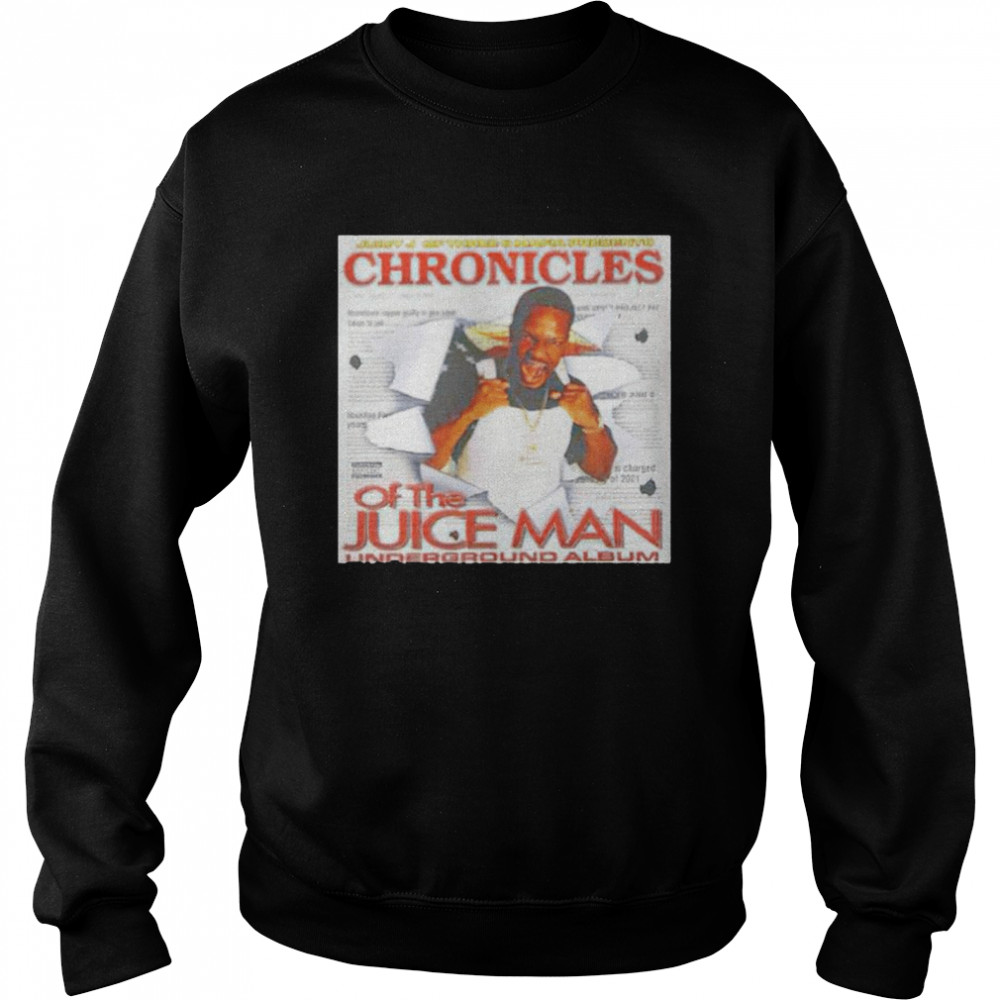 Three 6 Mafia Chronicles of the Juice Man underground album shirt Unisex Sweatshirt