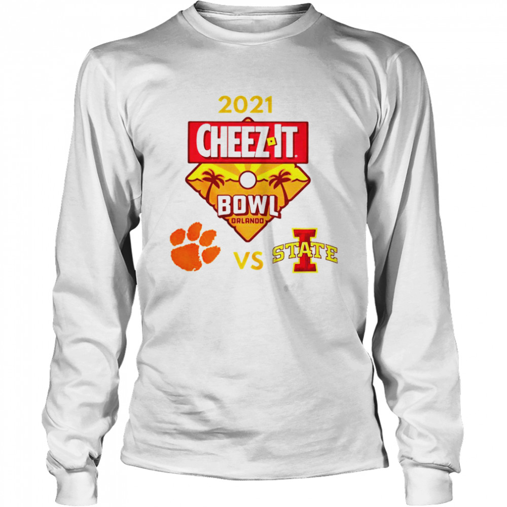 2021 Cheez-It Bowl Clemson Tigers vs Iowa State Cyclones shirt Long Sleeved T-shirt