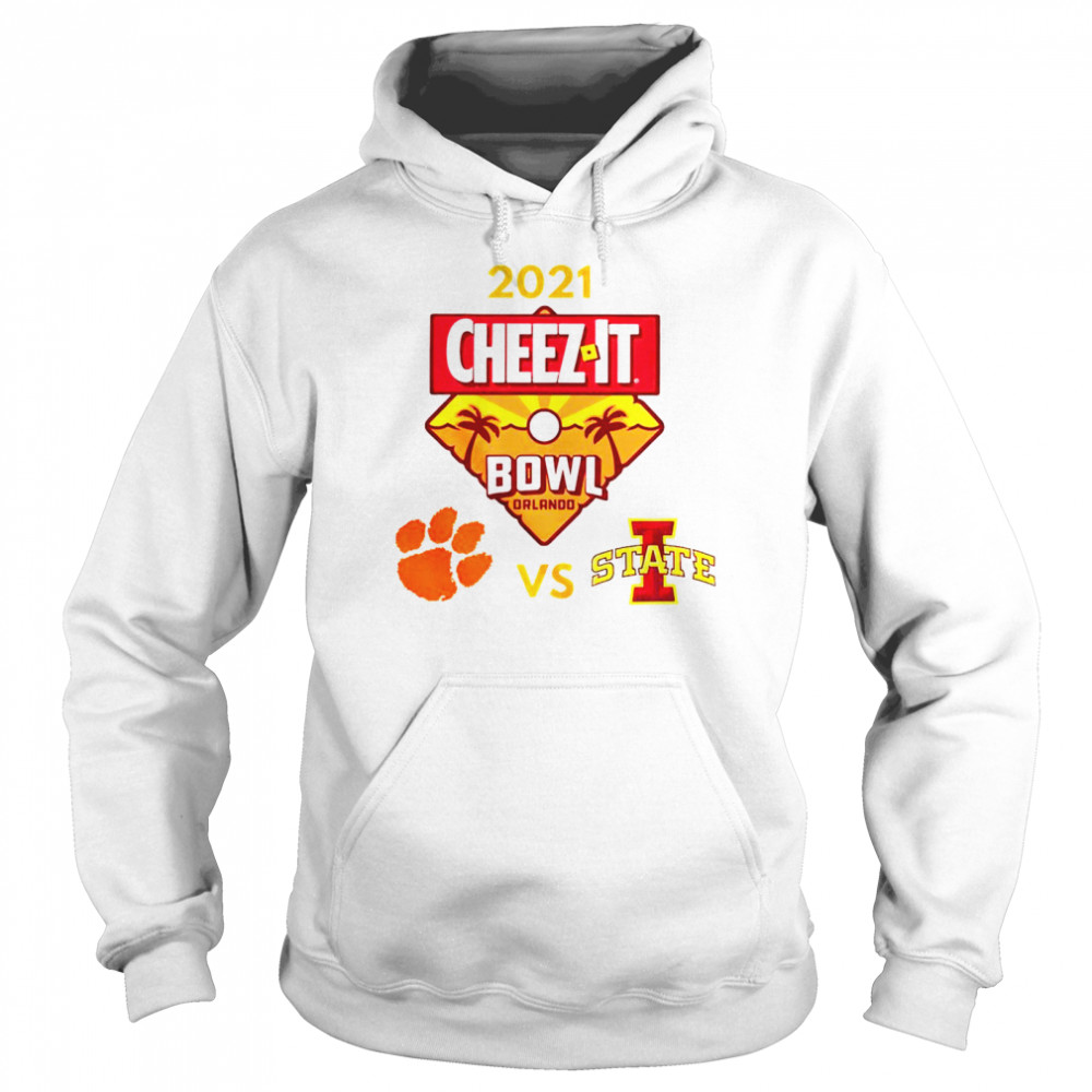 2021 Cheez-It Bowl Clemson Tigers vs Iowa State Cyclones shirt Unisex Hoodie