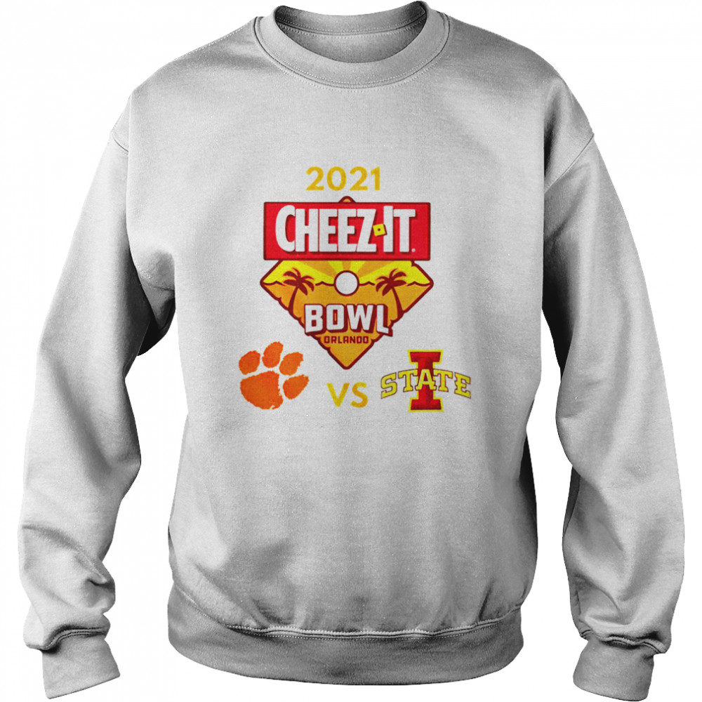 2021 Cheez-It Bowl Clemson Tigers vs Iowa State Cyclones shirt Unisex Sweatshirt