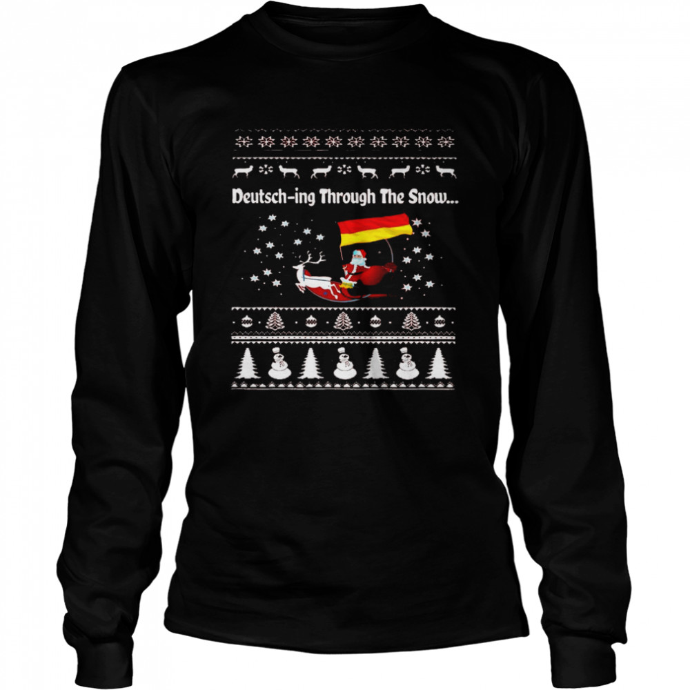 thumb allowance In advance Deutsch ing through the snow shirt - T Shirt Classic