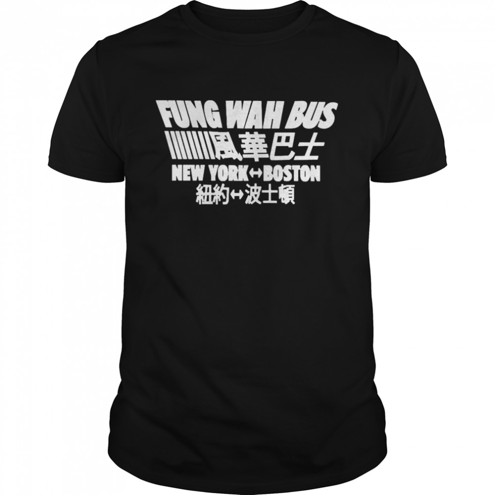 Fung Wah Bus New York To Boston  Classic Men's T-shirt
