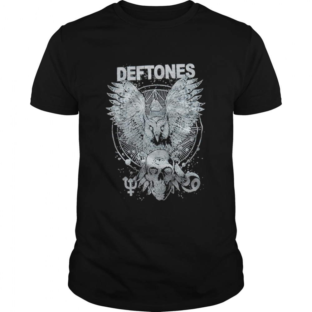 Deftones owl and skull shirt Classic Men's T-shirt