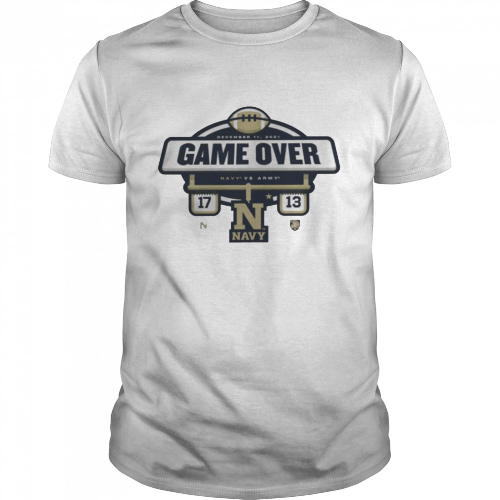Navy Midshipmen vs. Army Black Knights 2021 Football Score shirt Classic Men's T-shirt