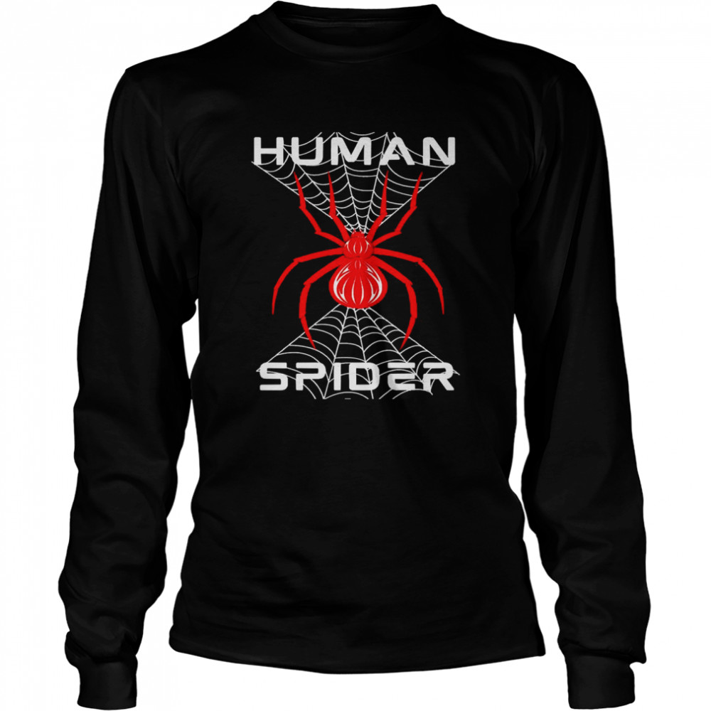 Human Spider Man No Way Home  Long Sleeved T-shirt