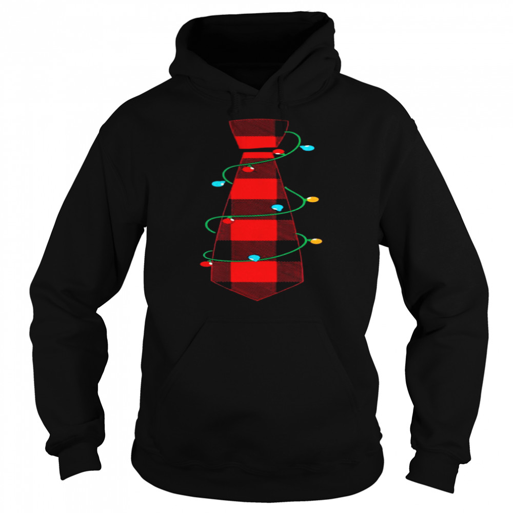 MY CHRISTMAS LIGHTS TIE Pajama Xmas Halloween Unisex Hoodie