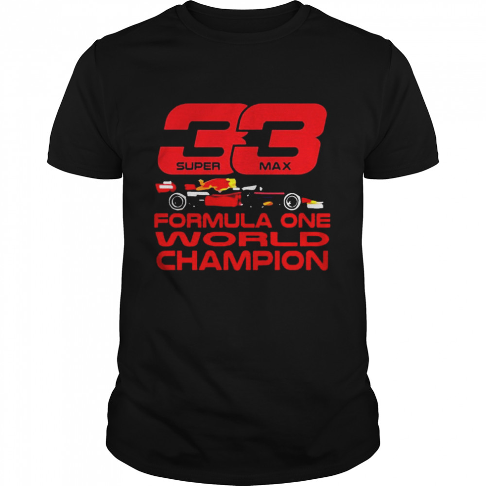 Super 33 Max Verstappen Red Bull Formula One World Champion  Classic Men's T-shirt