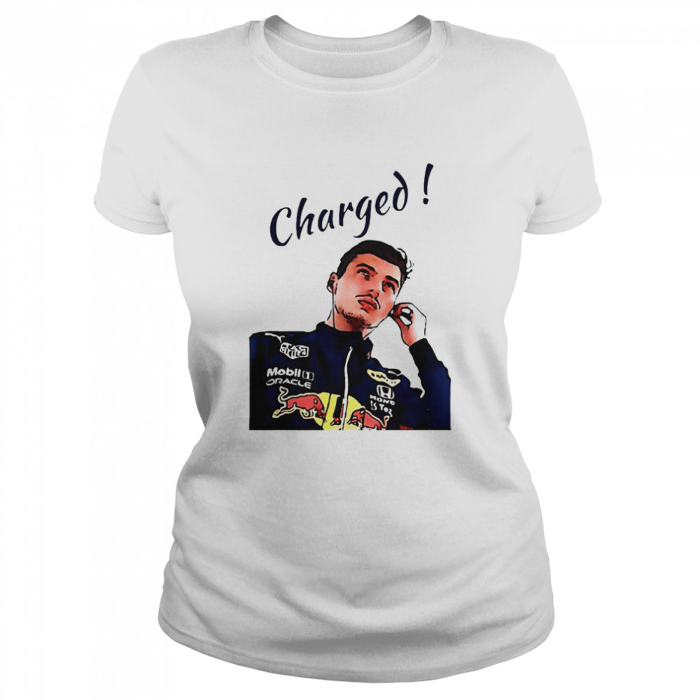 2021 F1 World Champion Charged Max Verstappen For F1 World Champion Classic Women's T-shirt