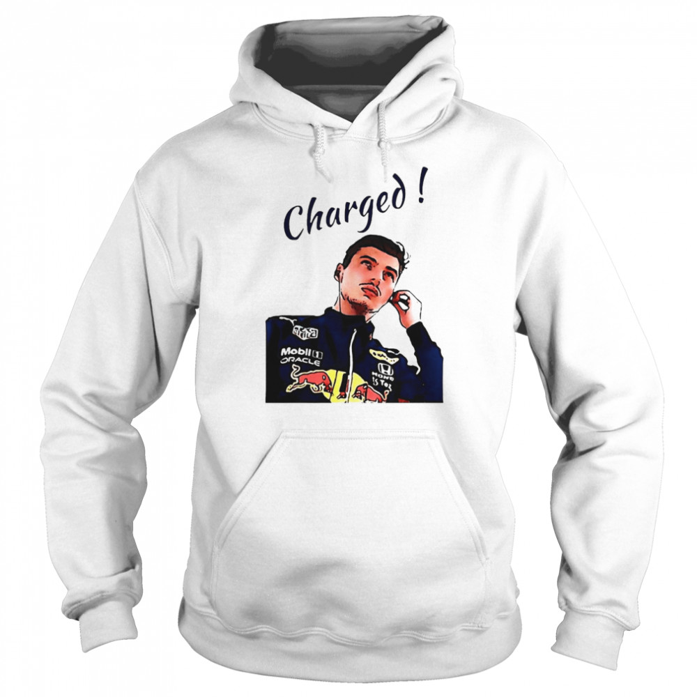 2021 F1 World Champion Charged Max Verstappen For F1 World Champion Unisex Hoodie