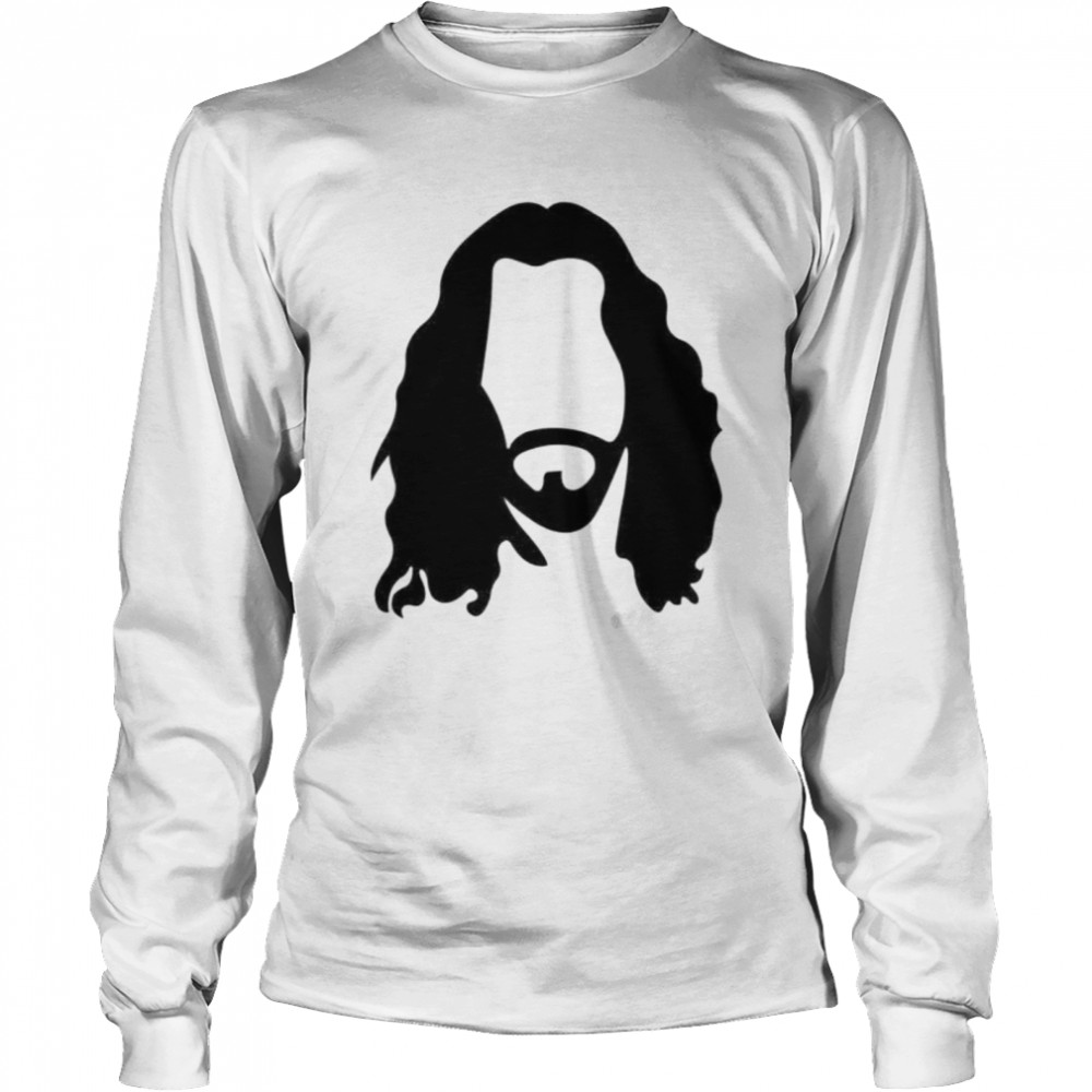 chris Cornell face shirt Long Sleeved T-shirt