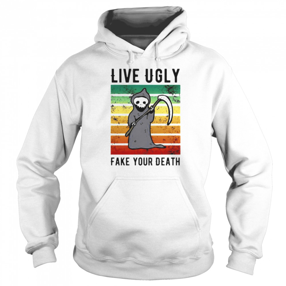 devil live ugly fake your death vintage shirt Unisex Hoodie