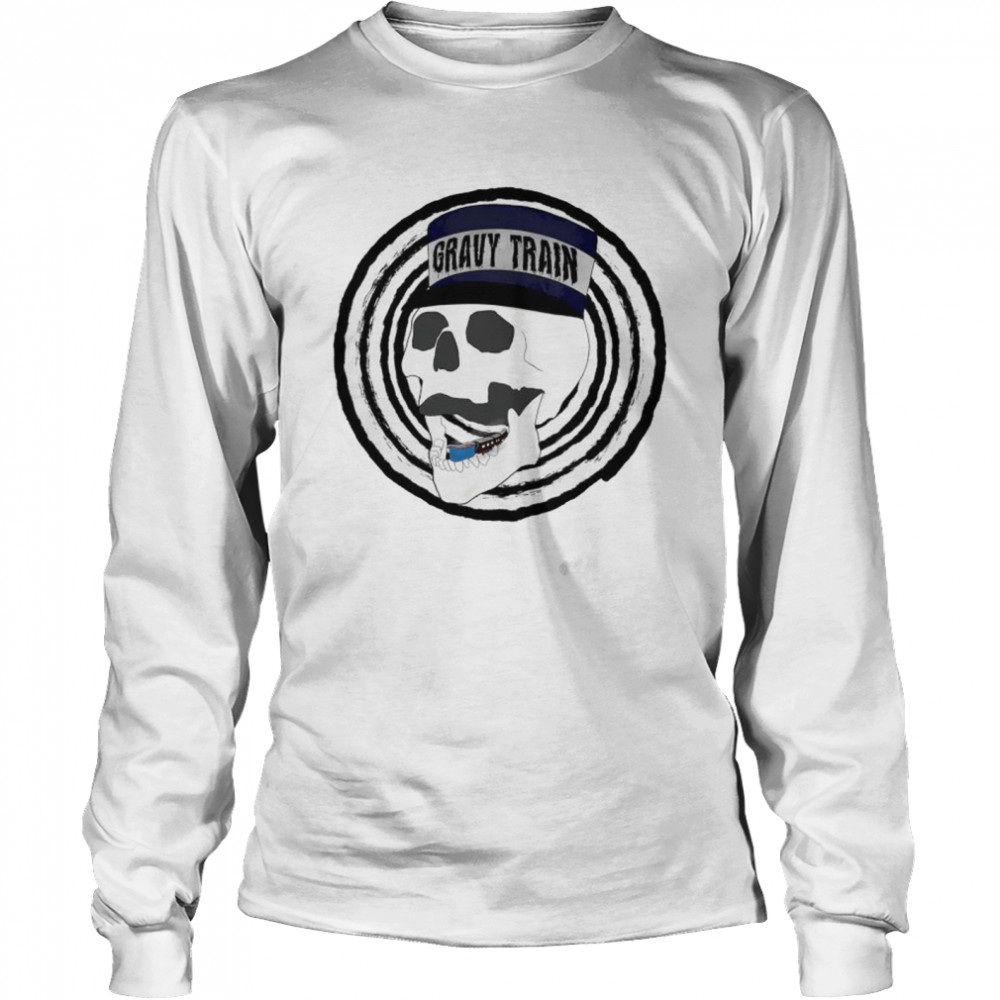 Skull Gravy train shirt Long Sleeved T-shirt