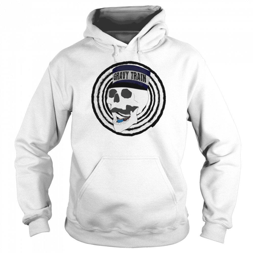 Skull Gravy train shirt Unisex Hoodie