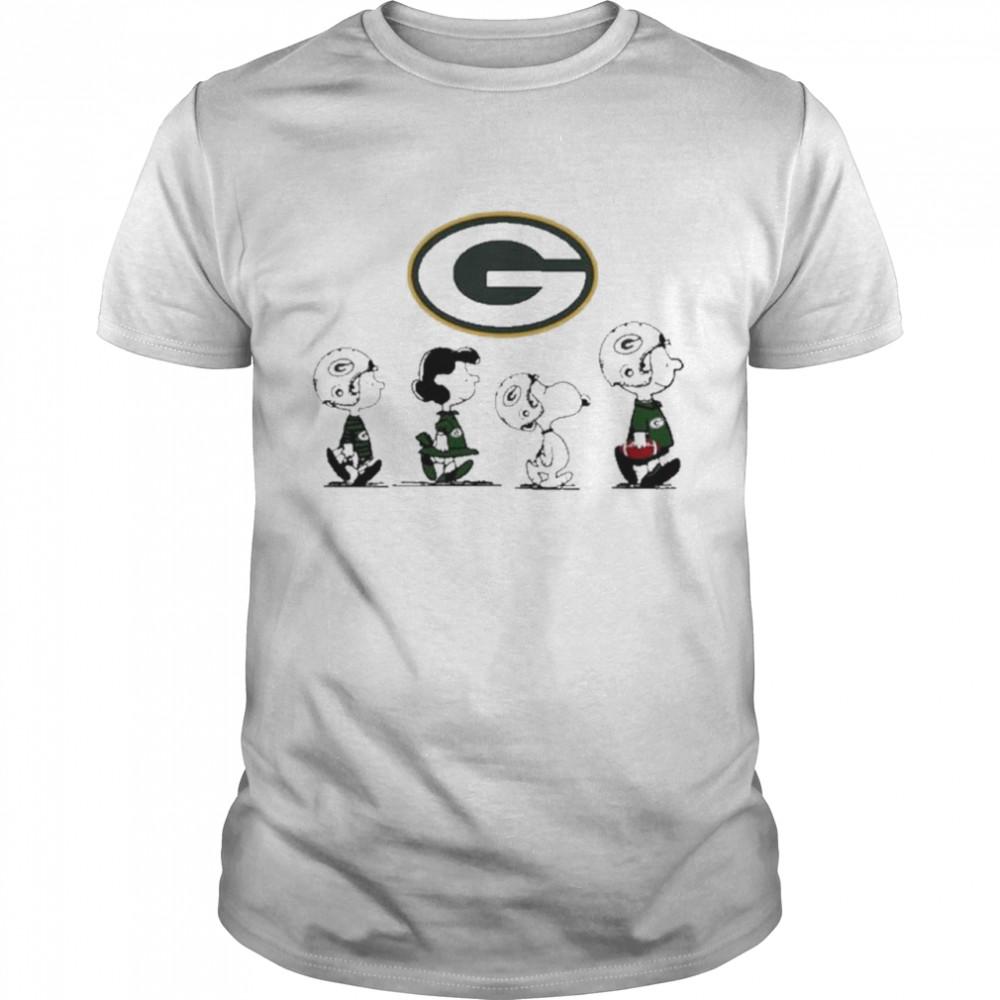 The Peanuts Play Rugby Green Bay Packer Classic Men's T-shirt