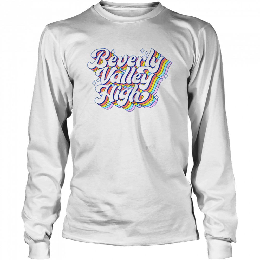 Bvh Merch Beverly Valley High Rainbow Long Sleeved T-shirt