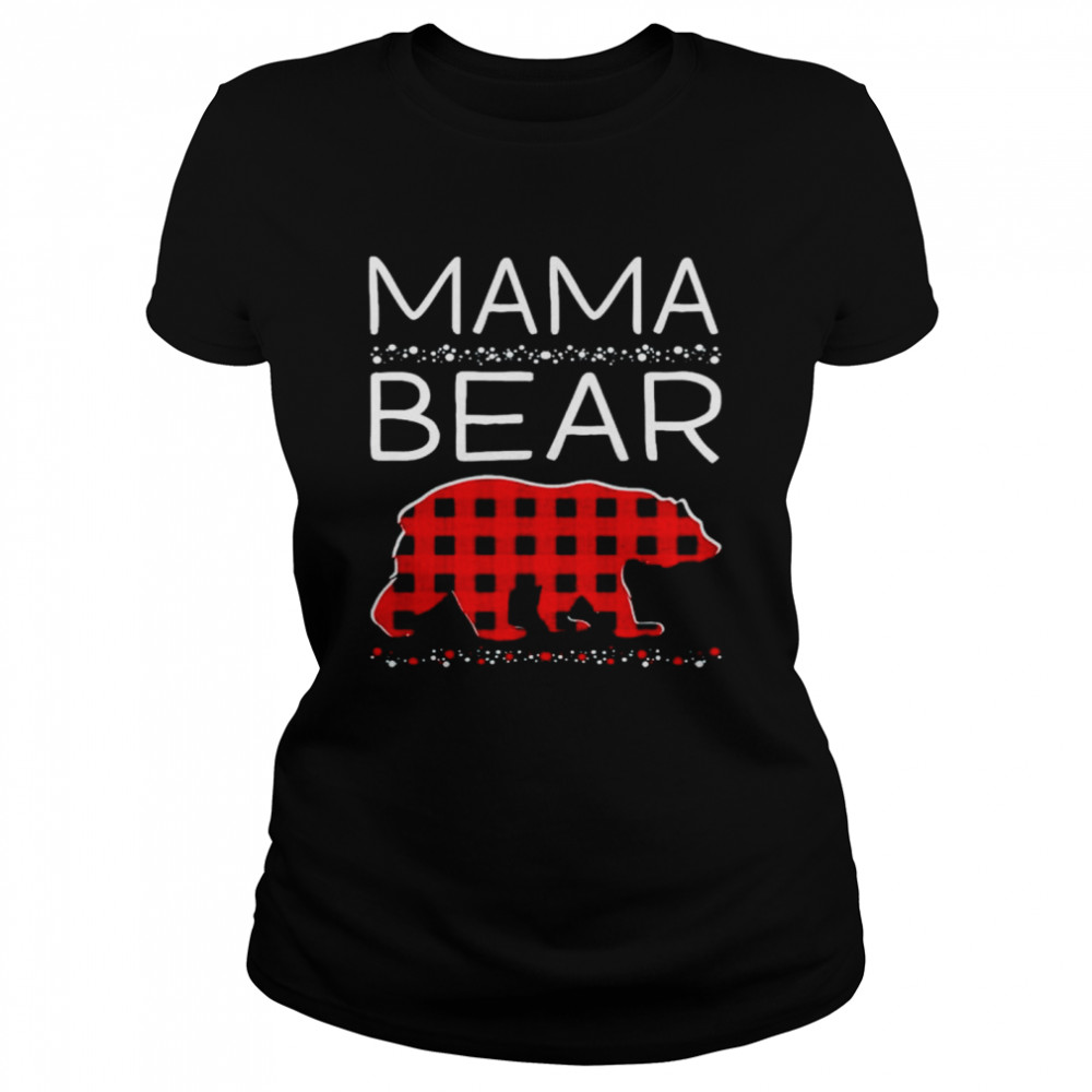 Mama Bear Christmas t-shirt Classic Women's T-shirt