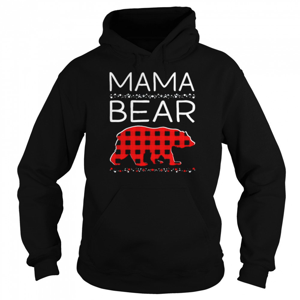 Mama Bear Christmas t-shirt Unisex Hoodie