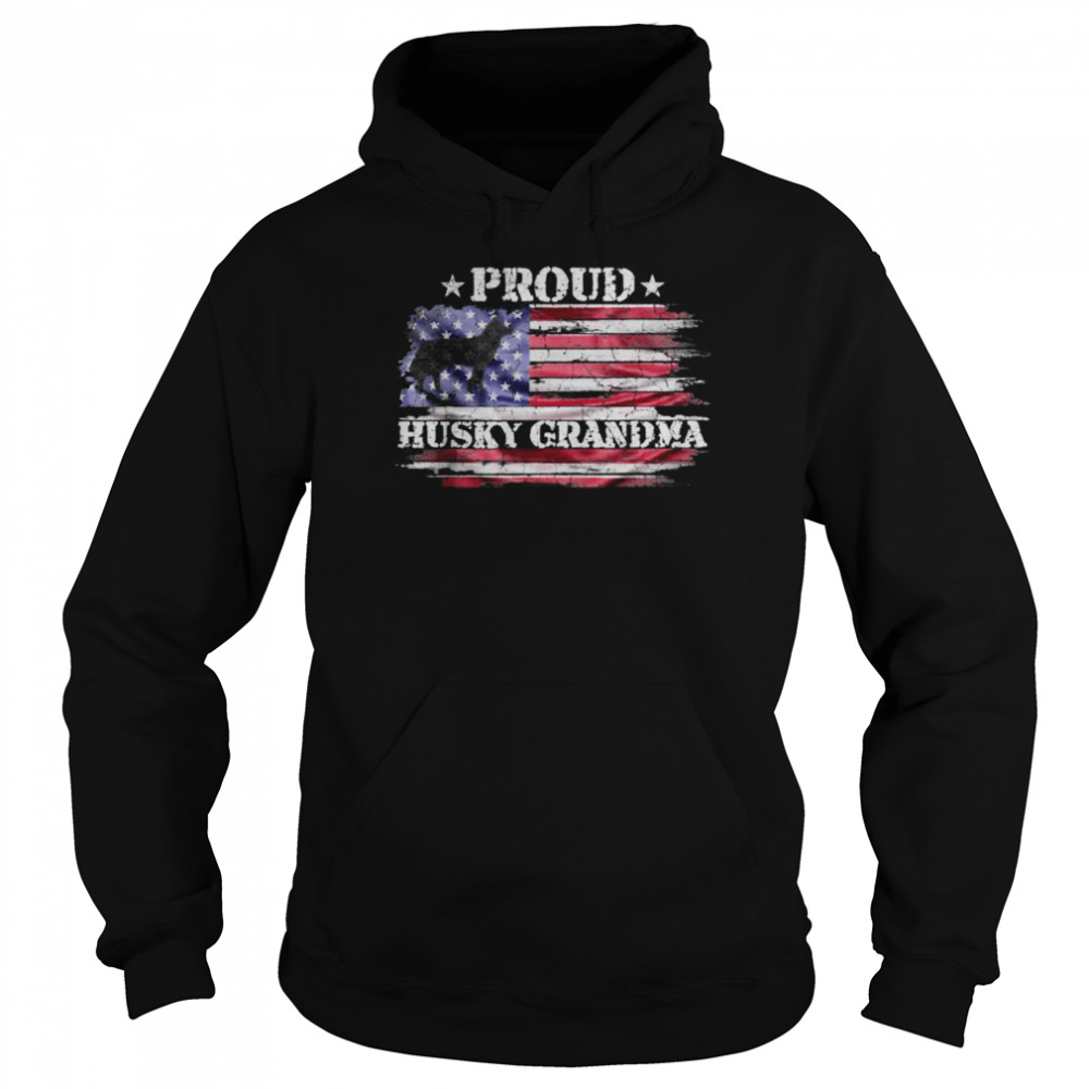 Proud Husky Grandma best T- Unisex Hoodie