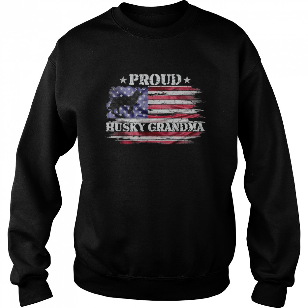 Proud Husky Grandma best T- Unisex Sweatshirt