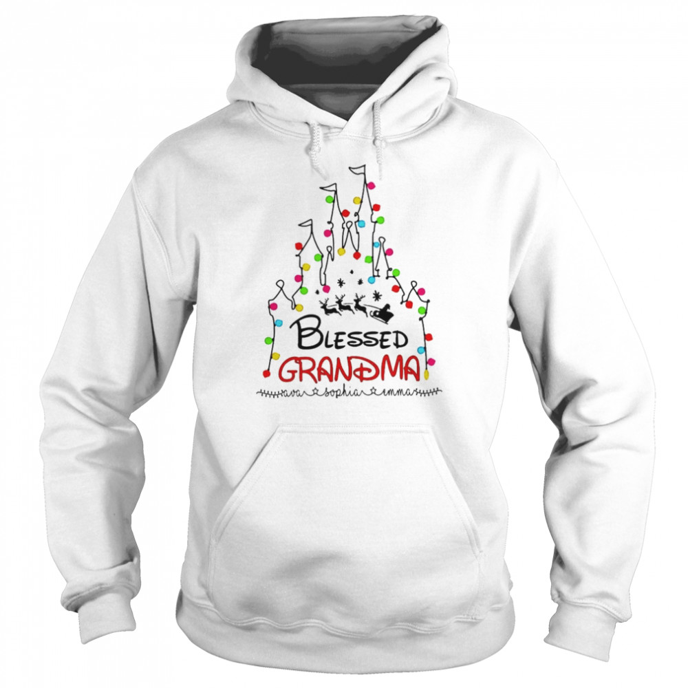 Blessed Grandma Christmas shirt Unisex Hoodie