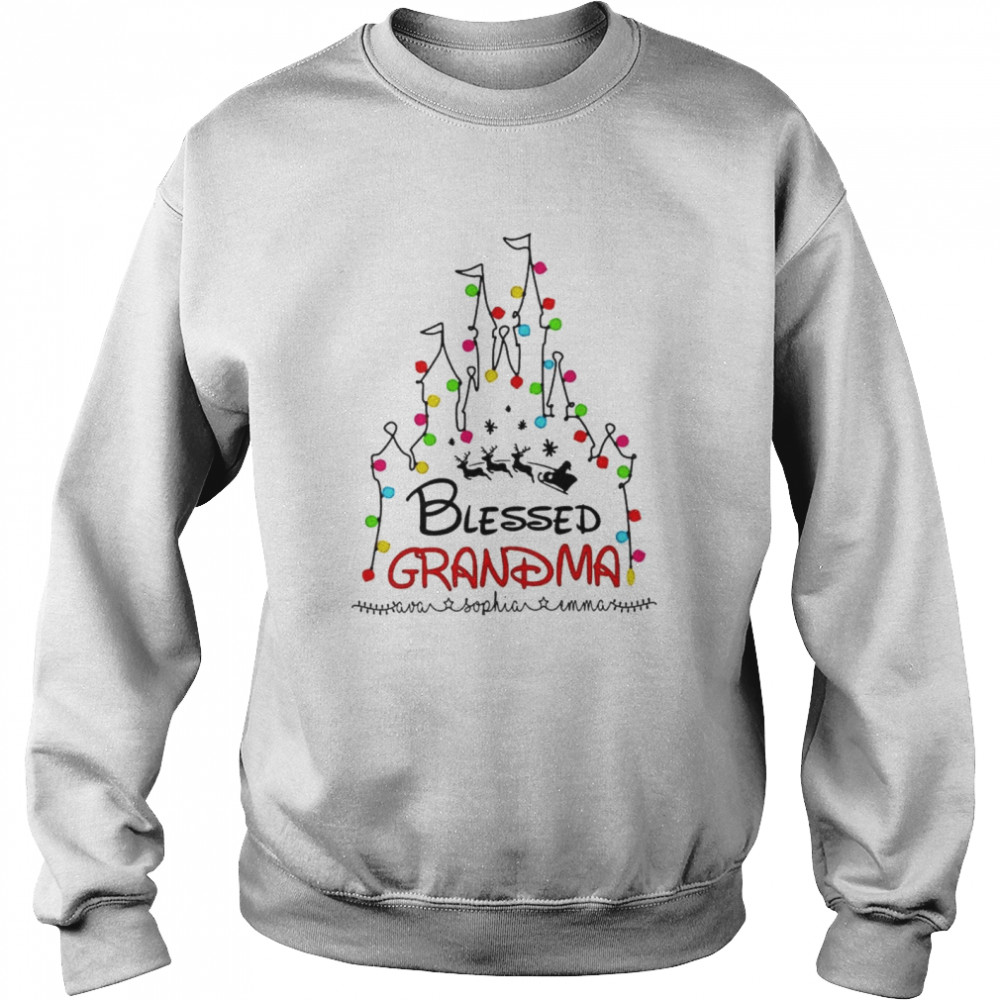 Blessed Grandma Christmas shirt Unisex Sweatshirt