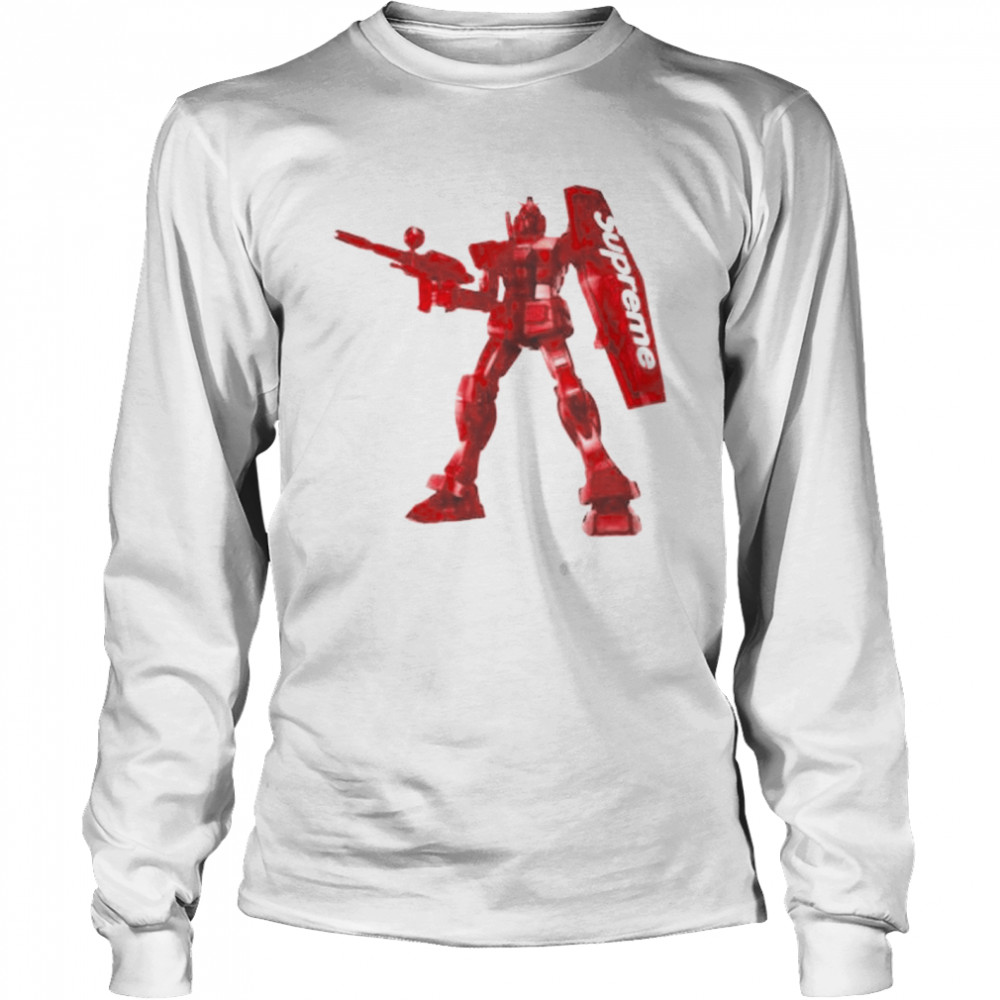 Gundam Bandai Supreme shirt Long Sleeved T-shirt