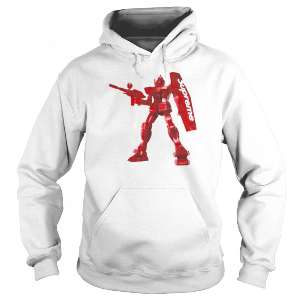 Gundam Bandai Supreme shirt Unisex Hoodie