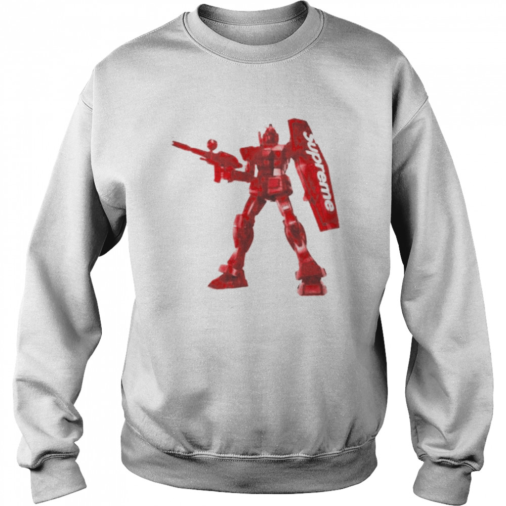 Gundam Bandai Supreme shirt Unisex Sweatshirt