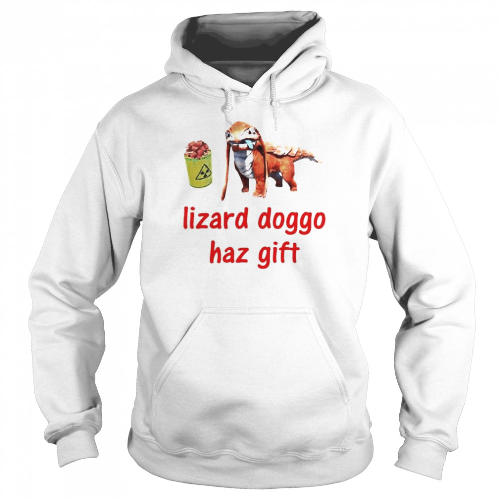 Lizard Doggo Haz Gift shirt Unisex Hoodie