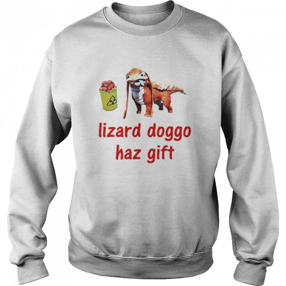 Lizard Doggo Haz Gift shirt Unisex Sweatshirt