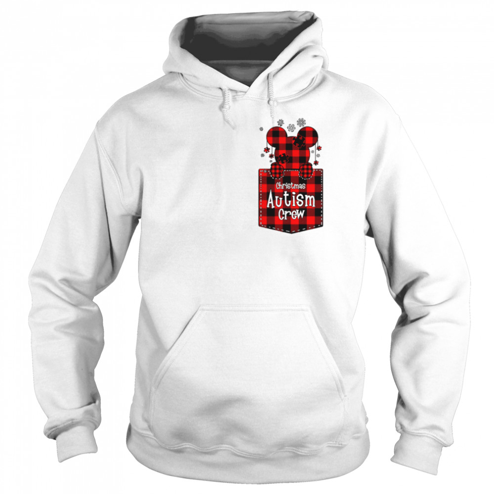 Mickey Christmas autism crew shirt Unisex Hoodie