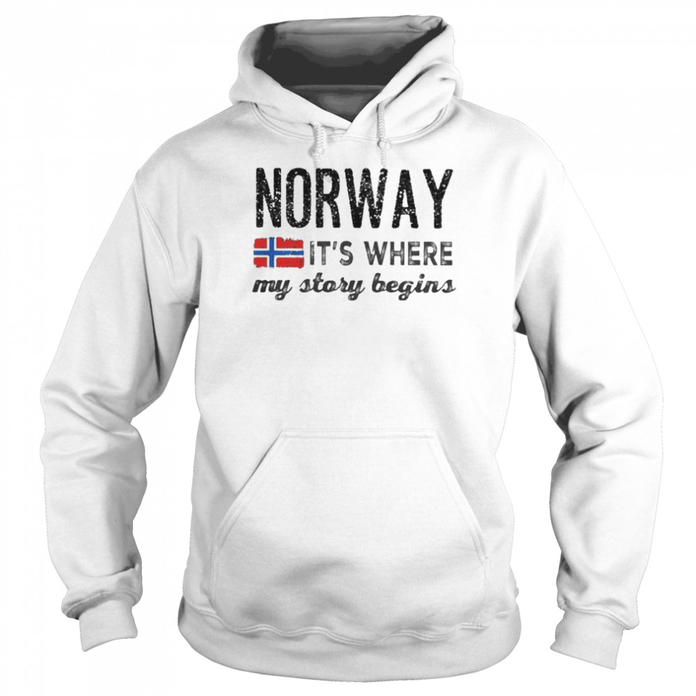 Norway it’s where my story begins shirt Unisex Hoodie