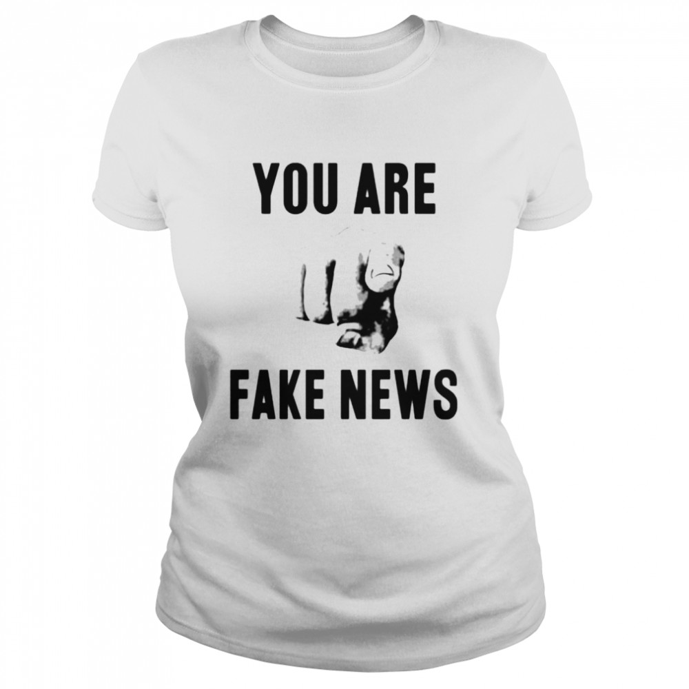 Peter Doocy You Are Fake News shirt Classic Women's T-shirt