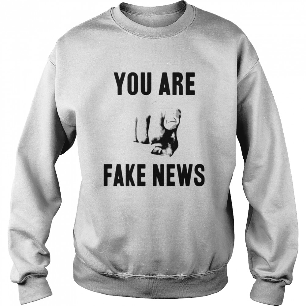 Peter Doocy You Are Fake News shirt Unisex Sweatshirt