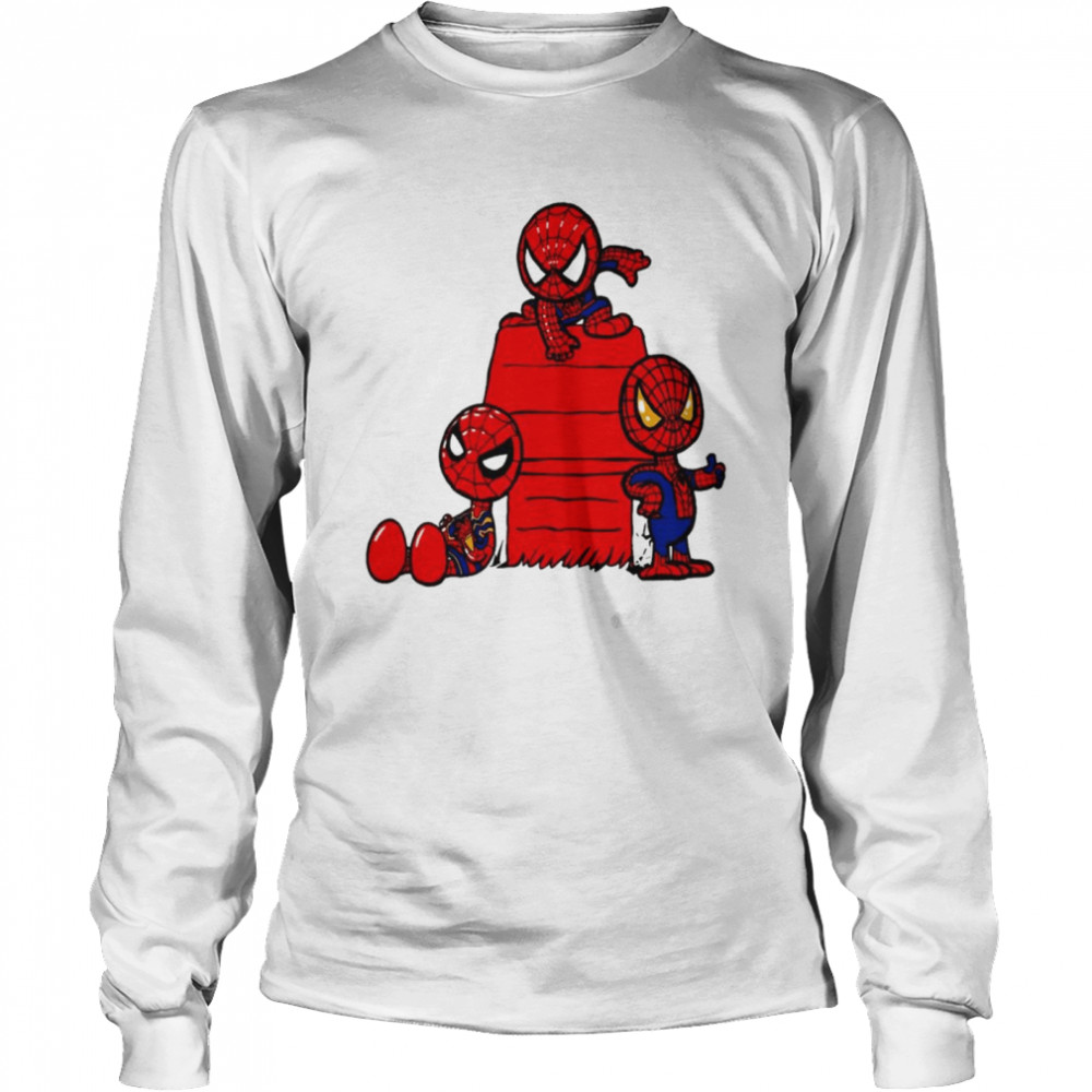 Spider Verse Spider Man Chibi No Way Home shirt Long Sleeved T-shirt