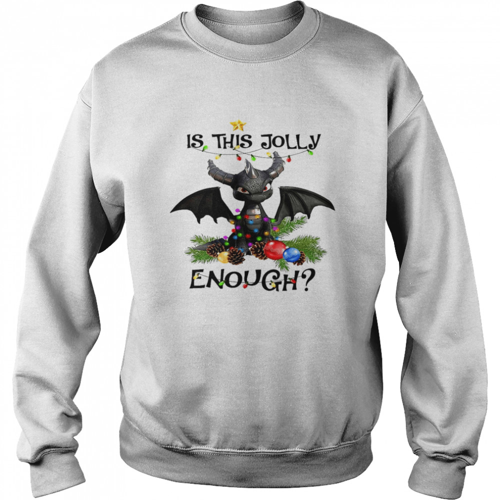 Toothless Is this jolly enough shirt Unisex Sweatshirt