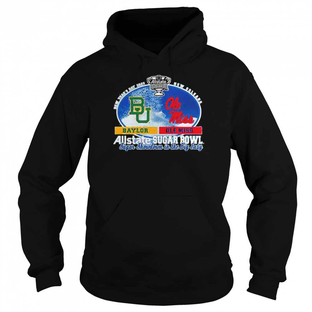 Baylor Bears Vs Ole Miss Rebels New Year’s 2022 Allstate Sugar Bowl Unisex Hoodie