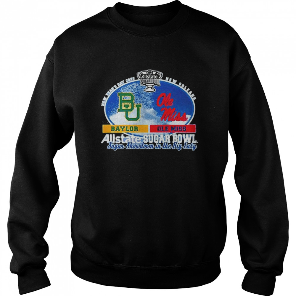 Baylor Bears Vs Ole Miss Rebels New Year’s 2022 Allstate Sugar Bowl Unisex Sweatshirt