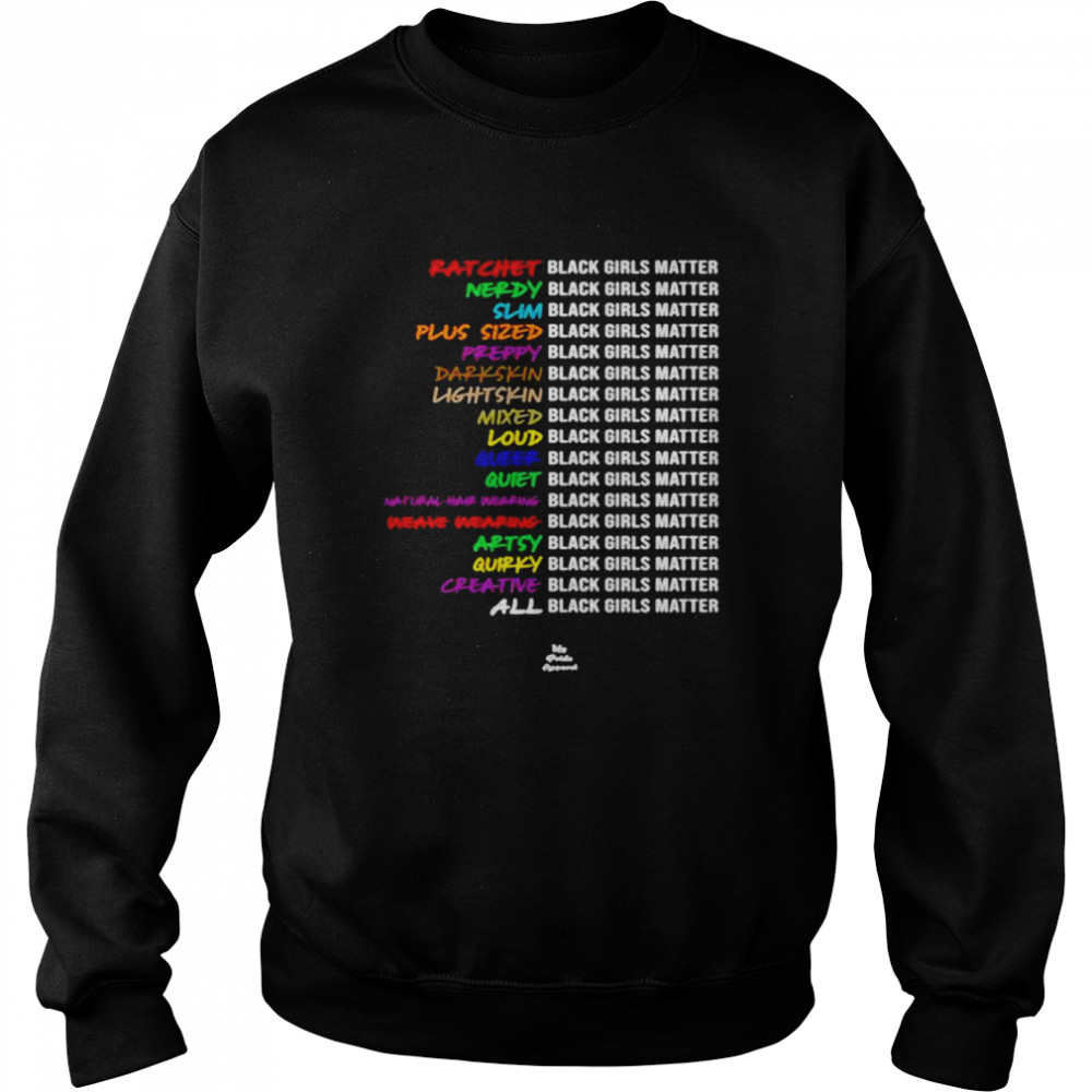 Ratchet Nerdy Slim Plus Sized Preppy Black Matter Unisex Sweatshirt