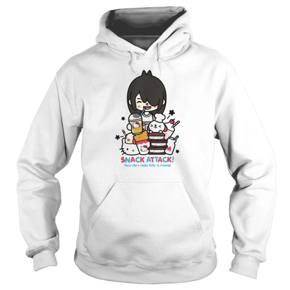 Toca Life x Hello Kitty Friends SNACK ATTACK! T- Unisex Hoodie