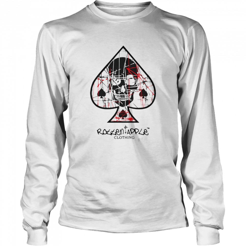 John Hartson Ace Of Spades Long Sleeved T-shirt