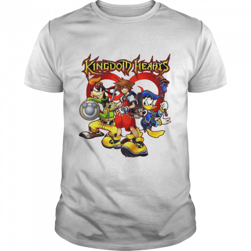 Kingdom Hearts Team Ready Raglan Baseball Classic Men's T-shirt