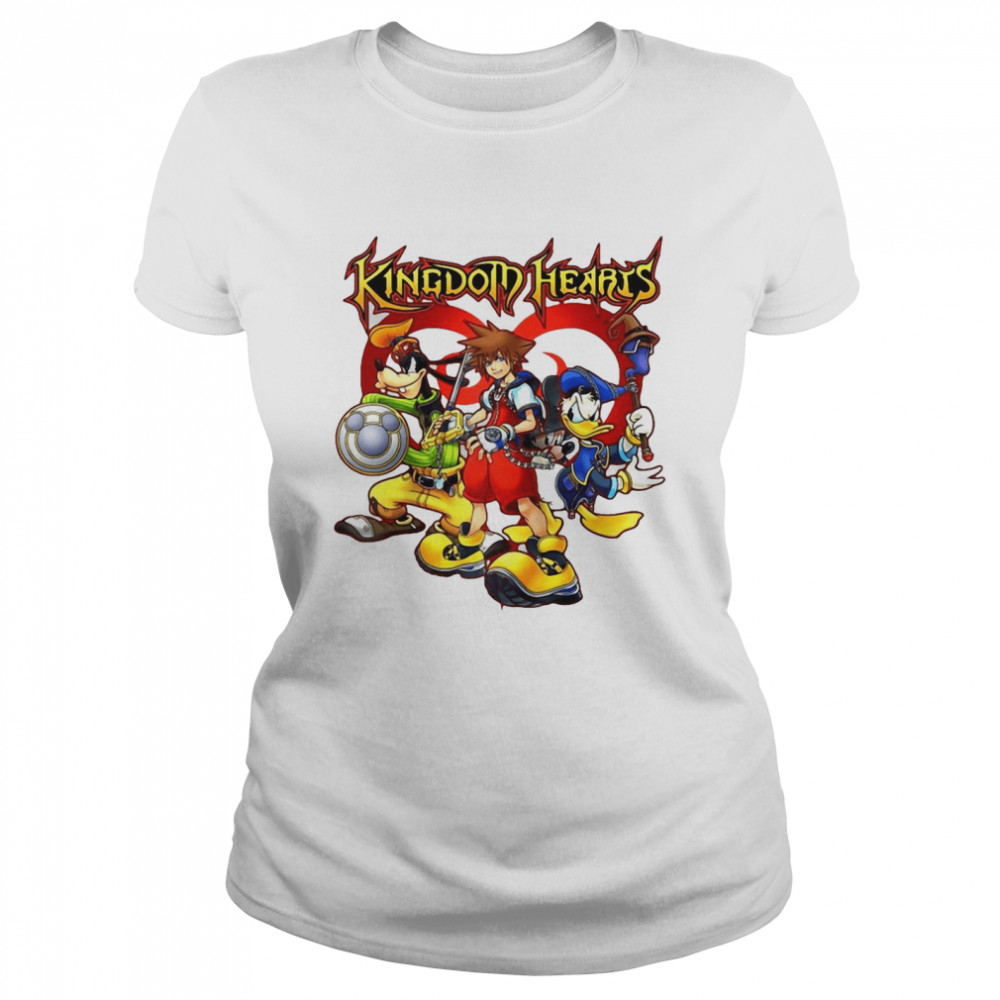 Kingdom Hearts Team Ready Raglan Baseball Classic Women's T-shirt