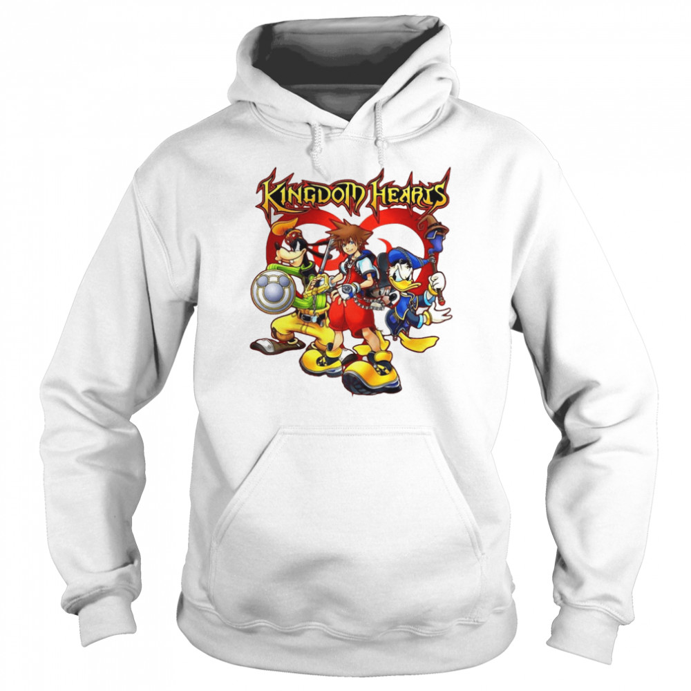 Kingdom Hearts Team Ready Raglan Baseball Unisex Hoodie