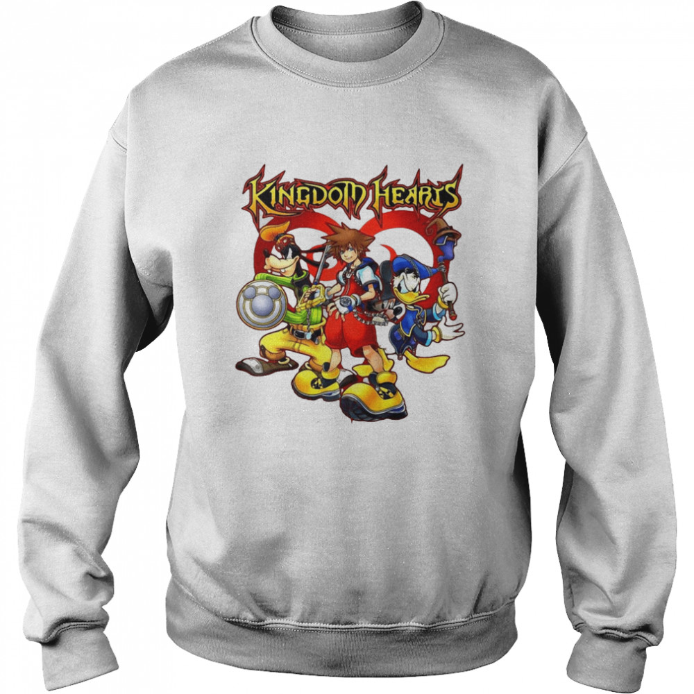 Kingdom Hearts Team Ready Raglan Baseball Unisex Sweatshirt