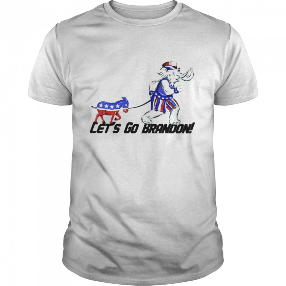 Republican drag Democrat let’s go Brandon shirt