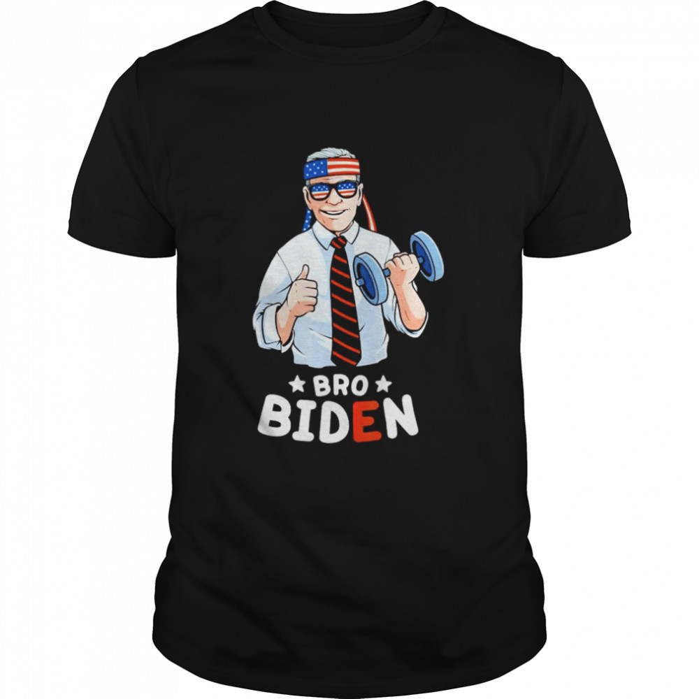 Weightlifting bro Biden shirt