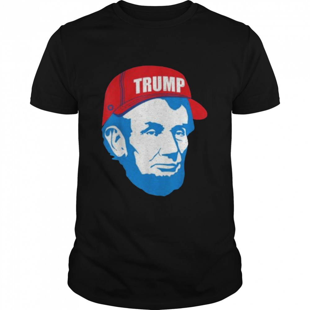 Abraham lincoln Trump hat 2021 election maga republican shirt Classic Men's T-shirt