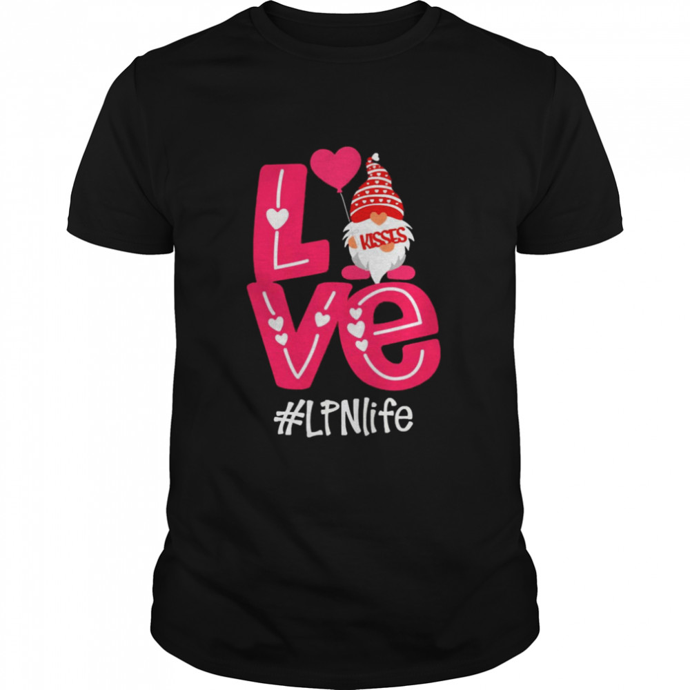 Kisses Love Gnomies LPN Life Classic Men's T-shirt