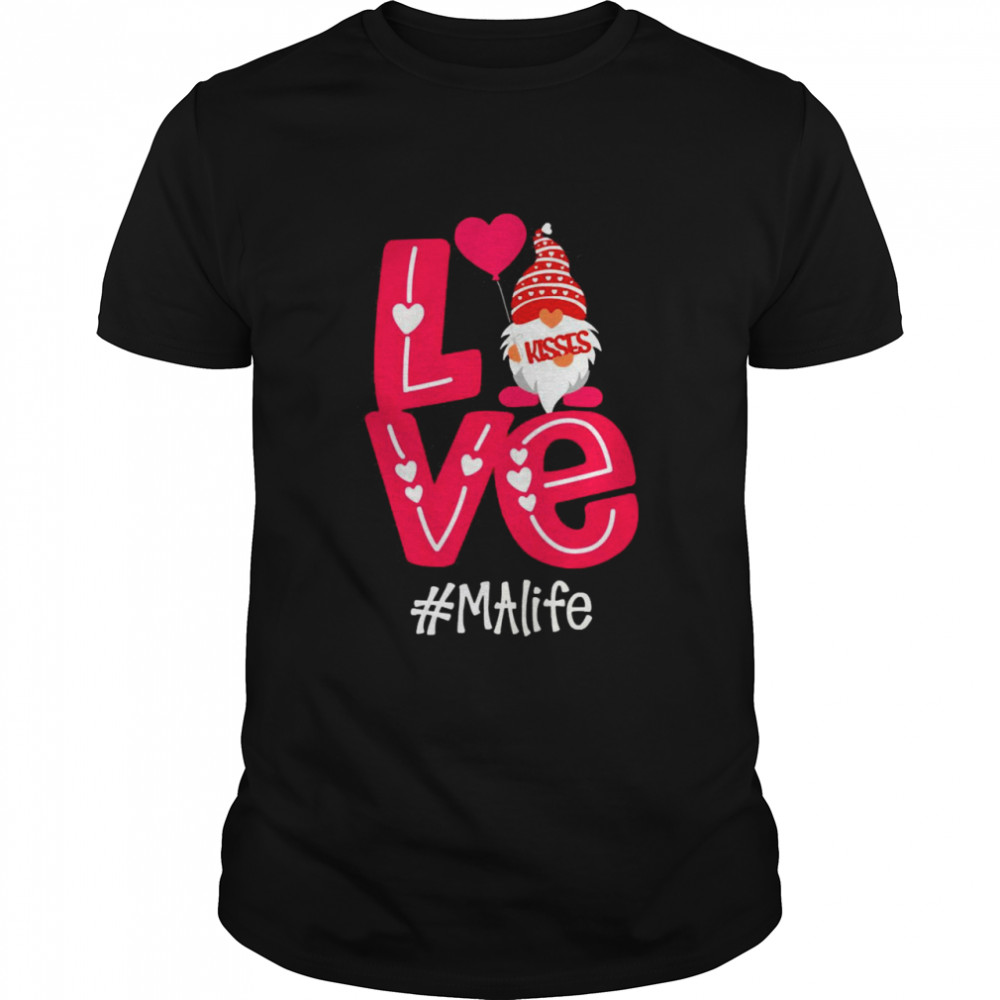 Kisses Love Gnomies MA Life Classic Men's T-shirt